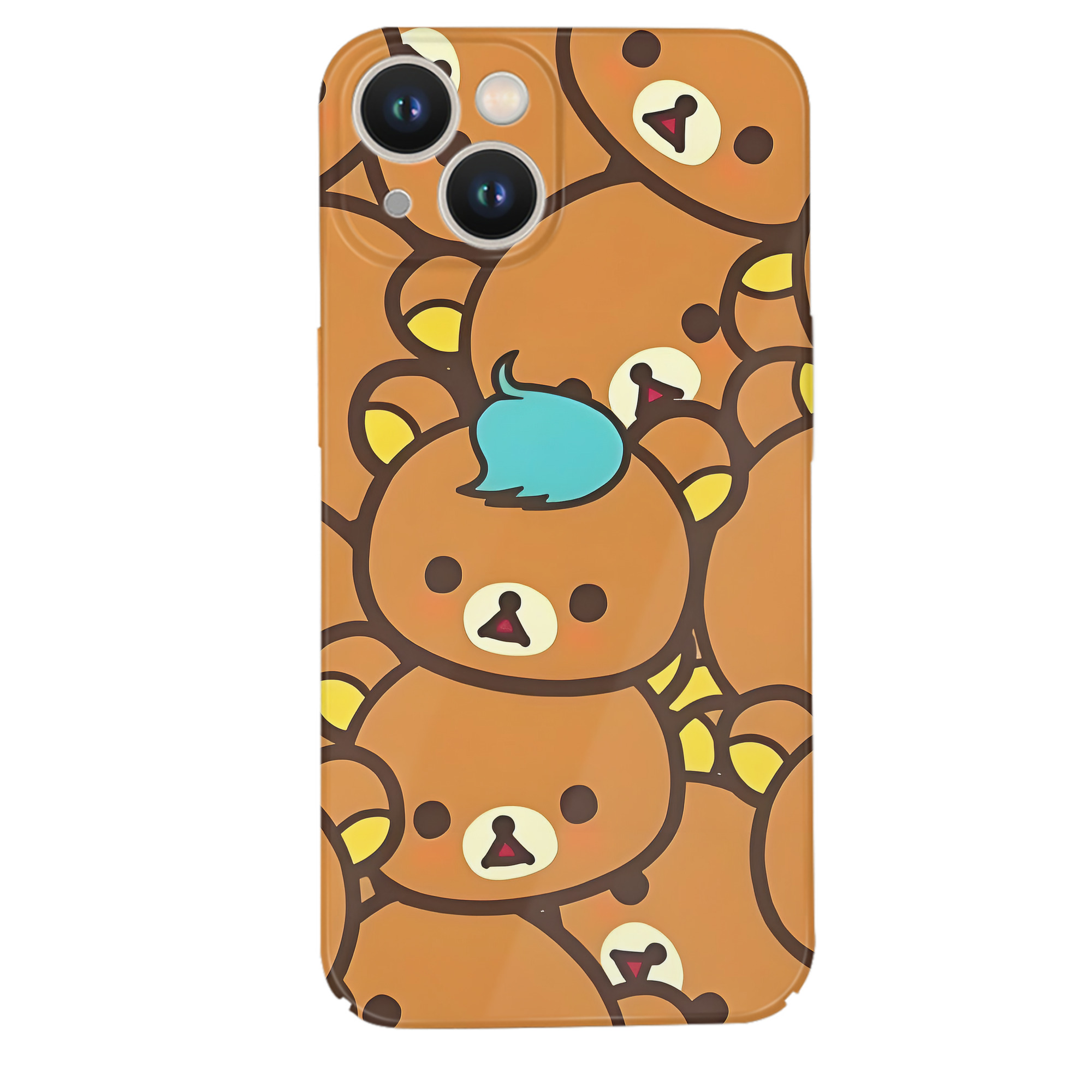 （画像用） リラックマ リラックマ キイロイトリ Rilakkuma Korilakkuma Kiiroitori 【iPhone 14シリーズ対応】ハードケース